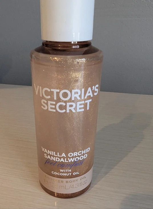 Victoria's Secret vanilla orchid sandalwood feel comfort body oil w/ coconut Oil - Picture 3 of 3